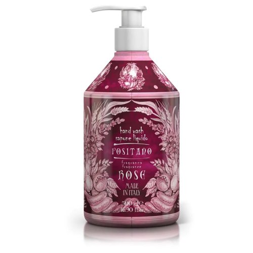 Sapone liquido mani rosa damascena Linea Positano