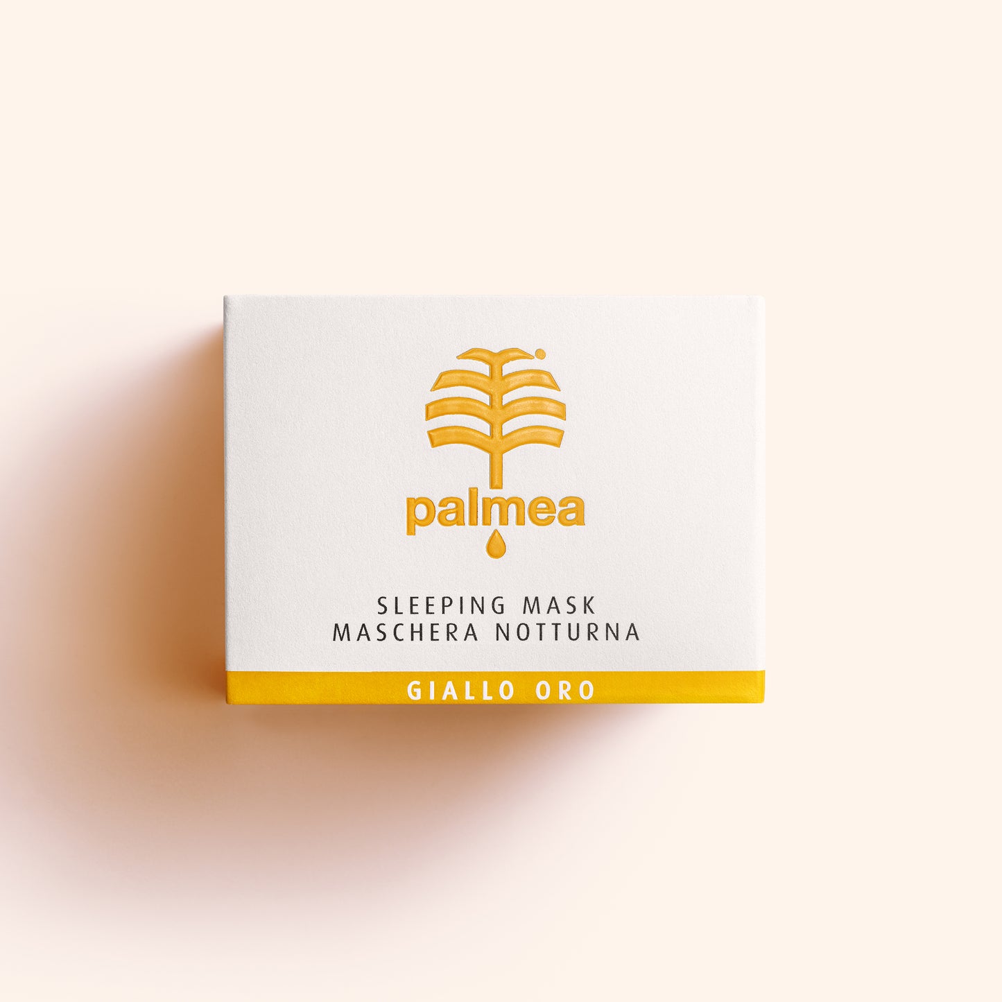 Palmea Sleeping mask maschera notturna | Giallo Oro