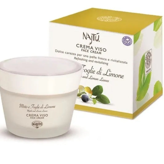 Natjú Crema Viso Mirto e Foglie di Limone