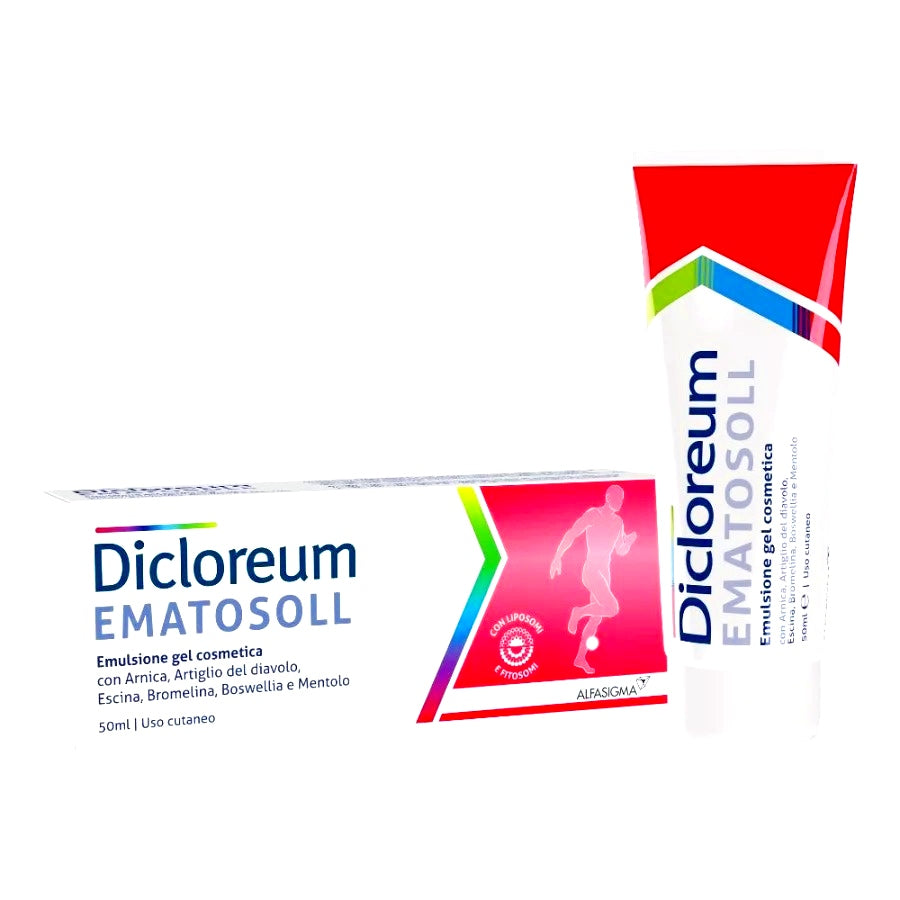 Alfasigma Dicloreum Ematosoll emulsione gel cosmetica