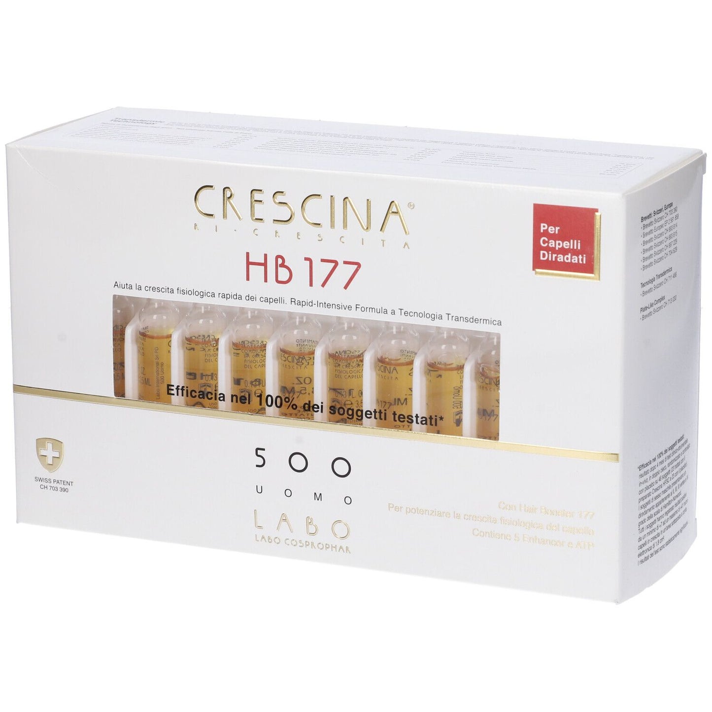 Labo Crescina HB177 500 Uomo 40 fiale