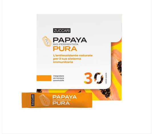 Zuccari Papaya Pura Stick 30 Bustine Integratore Antiossidante