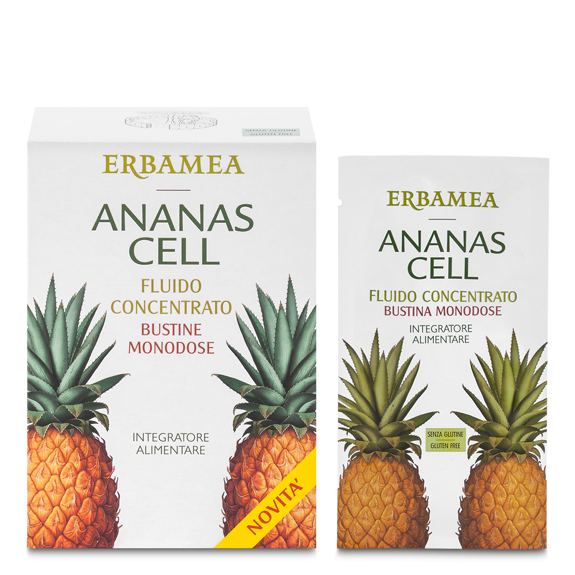 Erbamea Fluido Concentrato Ananas Cell in Bustine Monodose