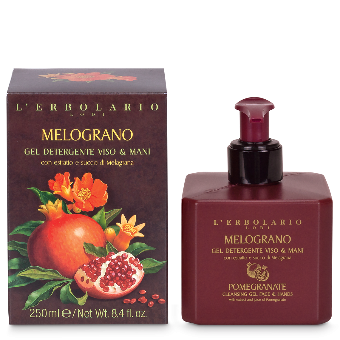 L'Erbolario Gel Detergente Viso & Mani Melograno